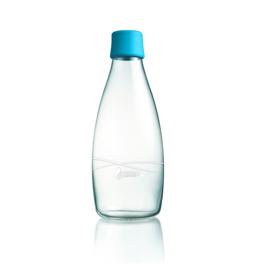 Onderhoud Correspondent adverteren Retap glazen drinkfles 800ml - Waterflessenwinkel