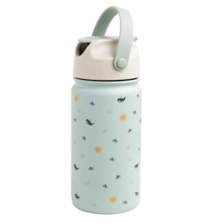 The Cotton Cloud rvs drinkfles kind met rietje