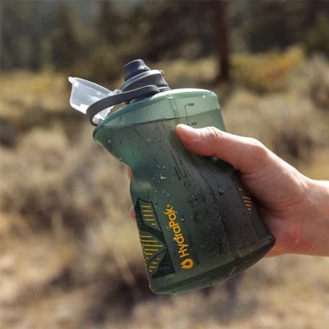 Hydrapak Stow 1L opvouwbare waterfles - Afbeelding 5