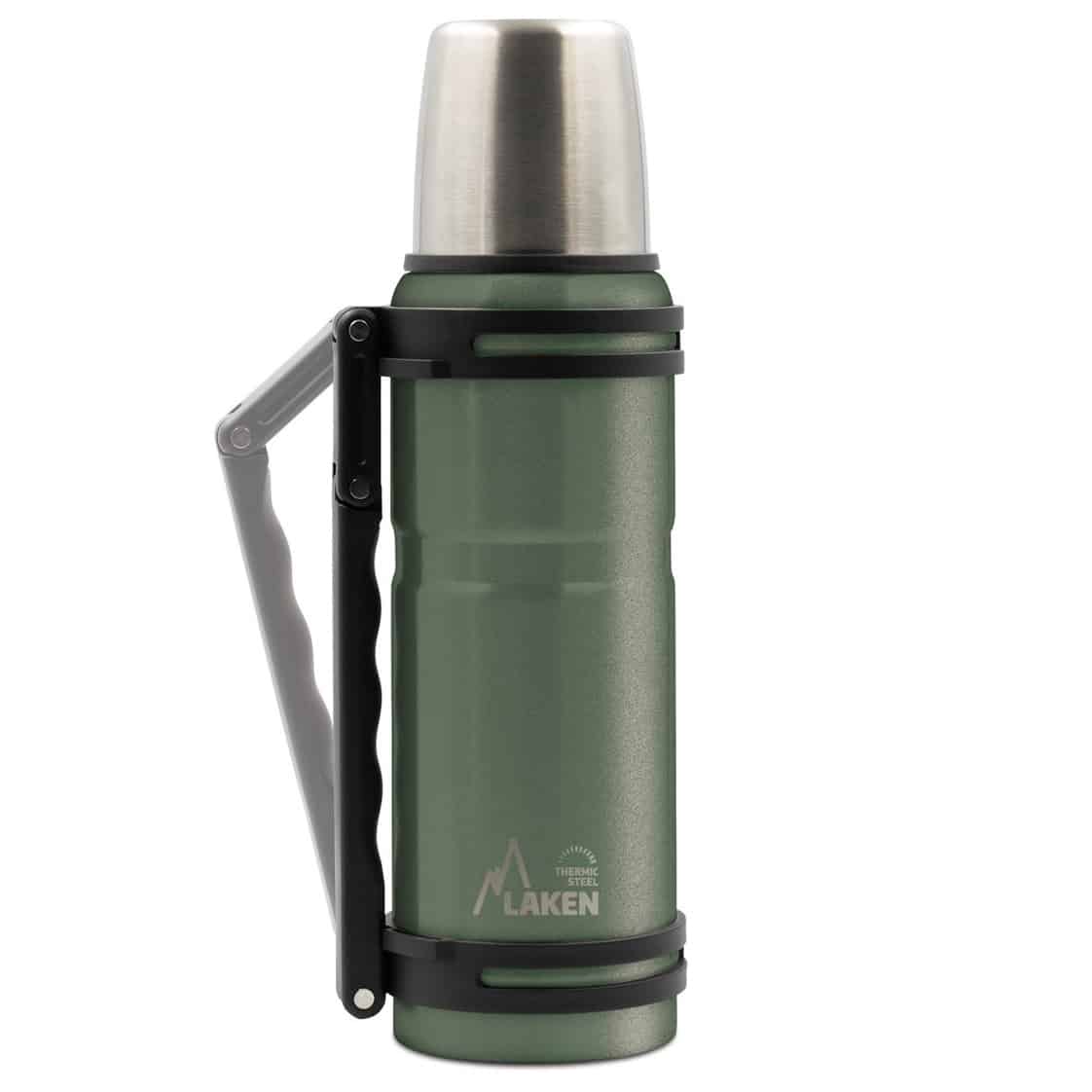 Laken Thermobottle 1,2 liter thermoskan met handvat