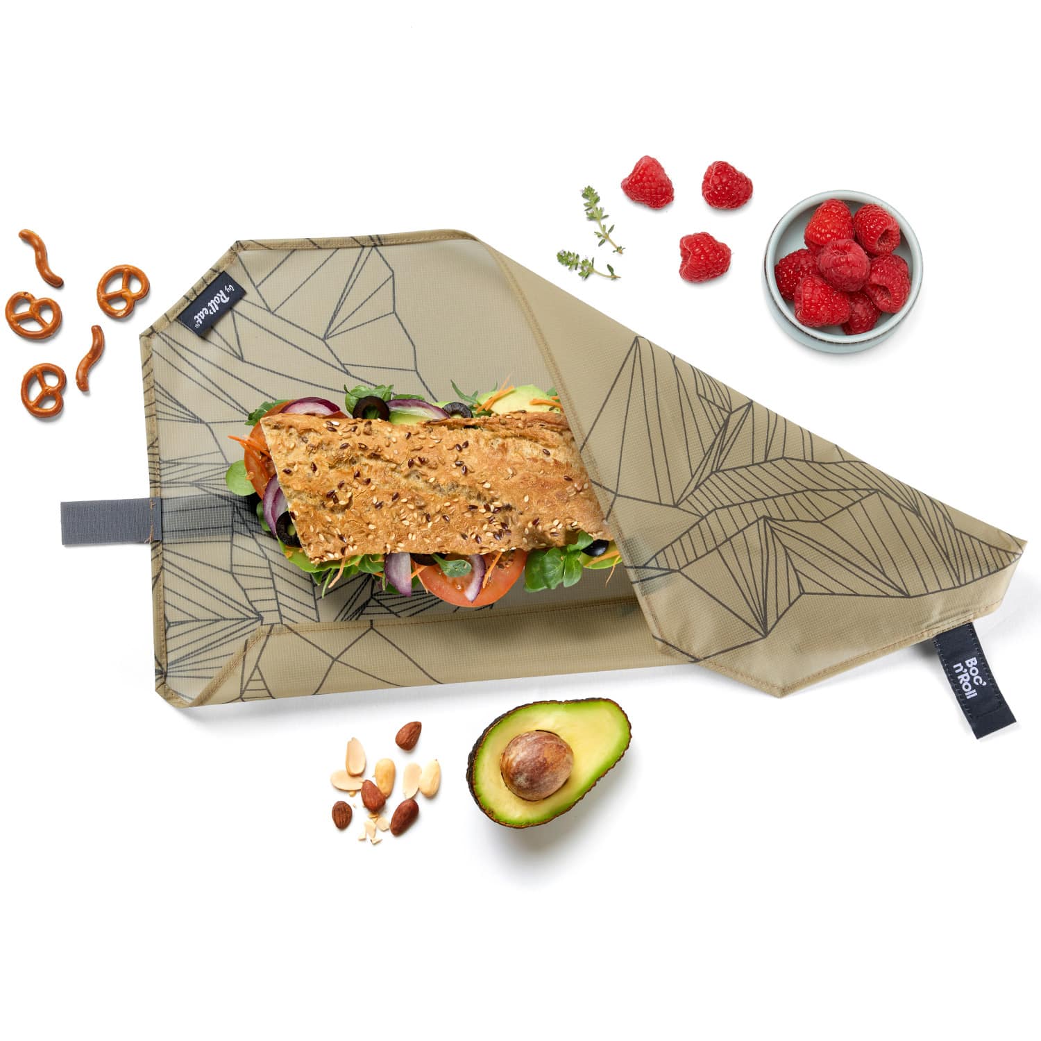 Boc’n’Roll Outdoor – Herbruikbare Lunchwrap voor Wandelen & Kamperen - Afbeelding 21