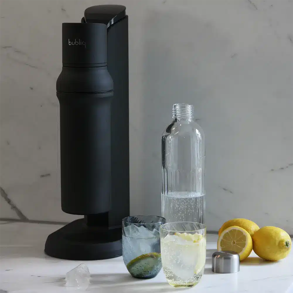 Bubliq Glass Carbonator mat zwart | Glazen bruiswatermaker - Afbeelding 2